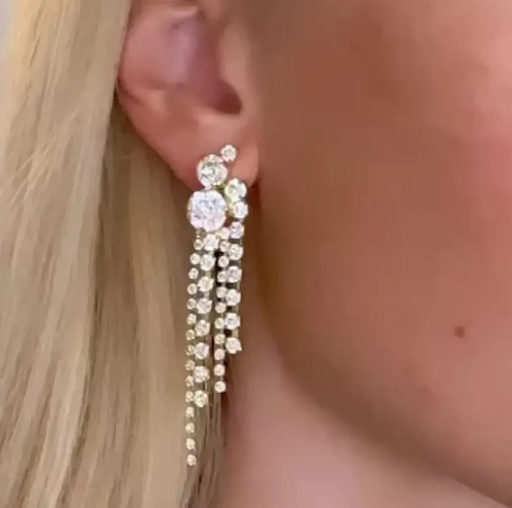 Amy Earrings/Crystal