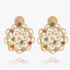 Bohemian Coin Earrings/Rainbow Combo
