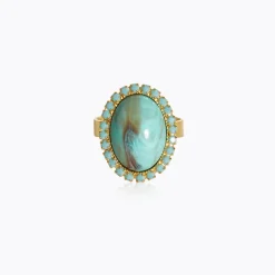 Boho Turqouise Ring/Turquoise Matt