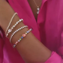 Crystal Navette Bracelet/Crystal