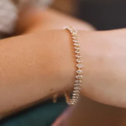 Crystal Navette Bracelet/Crystal