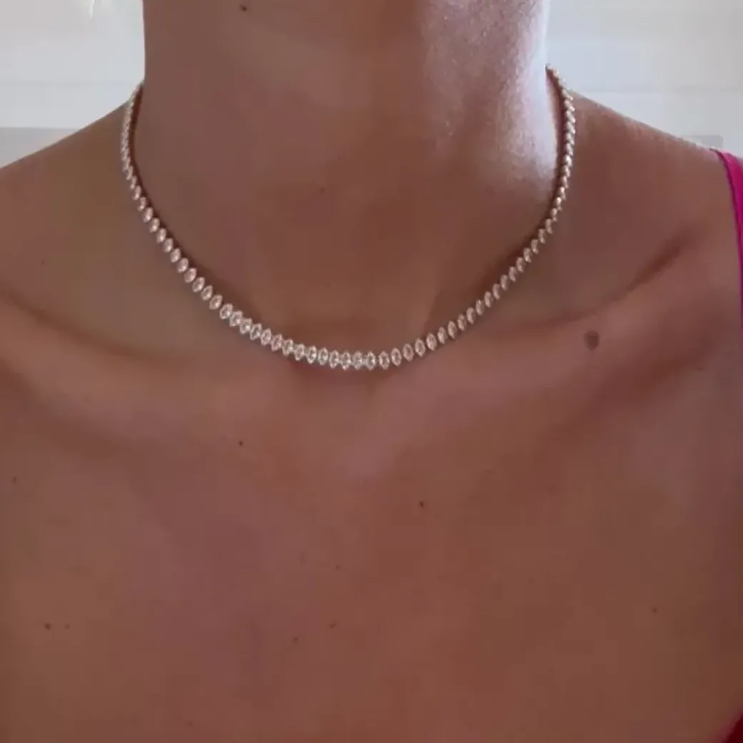 Crystal Navette Necklace/Crystal