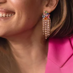 Elissa Earring/Rainbow Combo