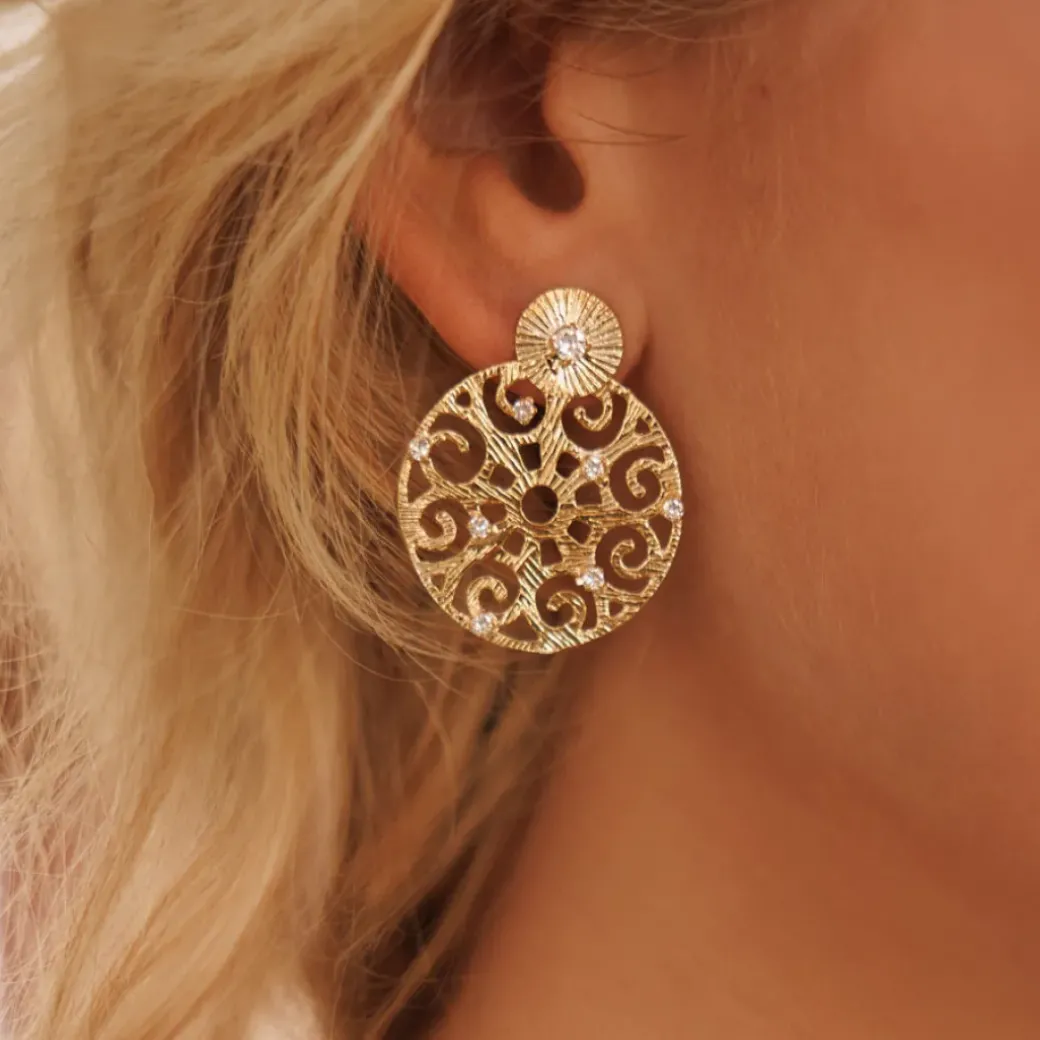 Evanna Earrings/Crystal