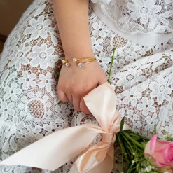 Flower Girl Bracelet/Crystal (Children Size)