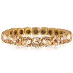 Gia Stud Bracelet/Light Peach