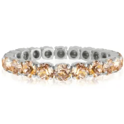 Gia Stud Bracelet/Light Peach
