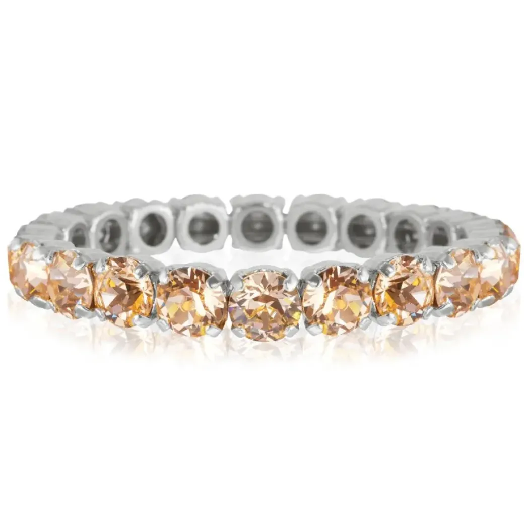Gia Stud Bracelet/Light Peach