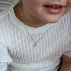 Girls Necklace/Light Rose (Children Size)