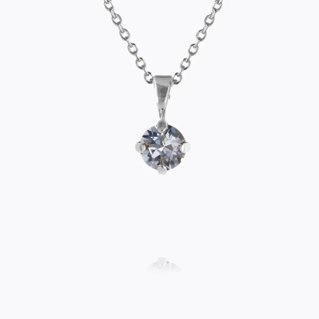 Girls Necklace/Light Sapphire (Children Size)