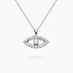 Greek Eye Pearl Necklace