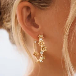 Laurel Earrings/Crystal