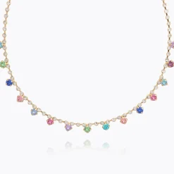 Lily Necklace/Rainbow Combo
