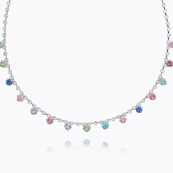 Lily Necklace/Rainbow Combo
