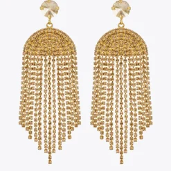 Melinda Earring/Golden Shadow + Vintage Rose