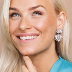 Mini Cina Earrings/Crystal