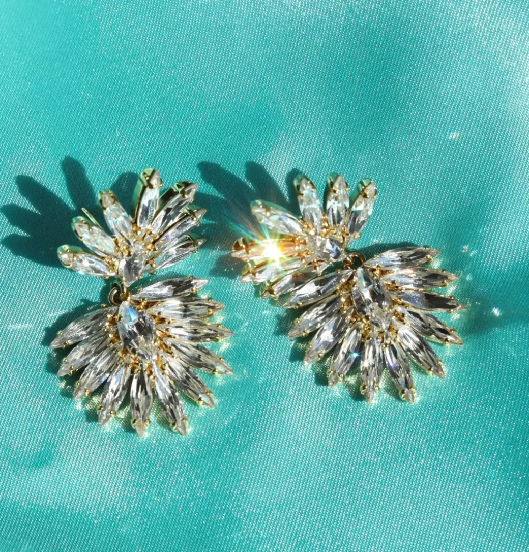 Mini Cina Earrings/Crystal