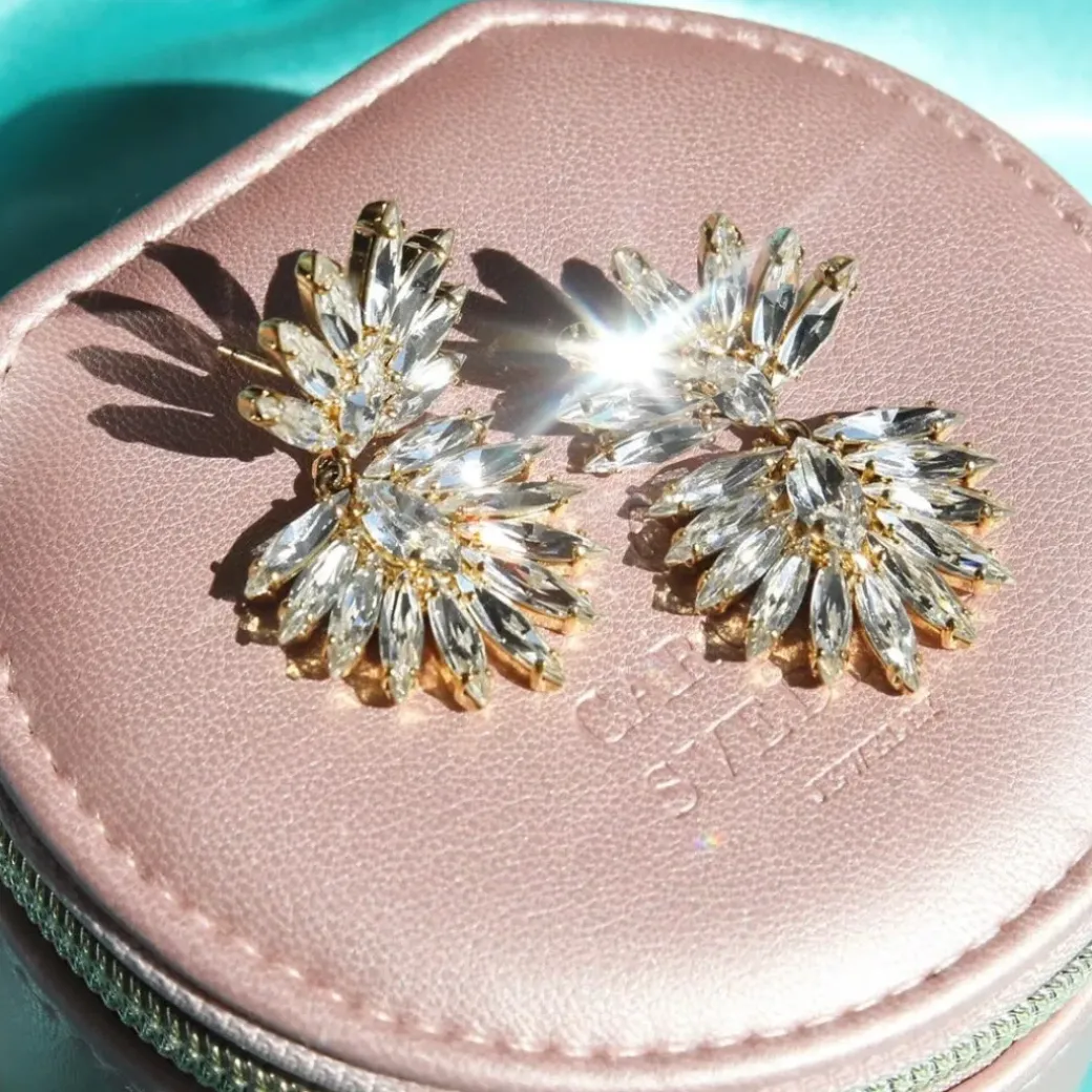 Mini Cina Earrings/Crystal
