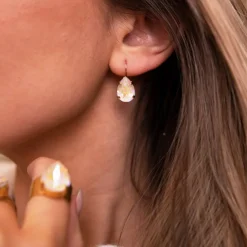 Mini Drop Clasp Earrings