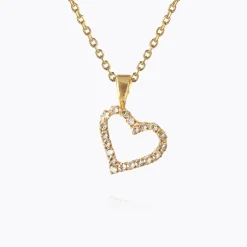 Mini Sweetheart Necklace/Crystal