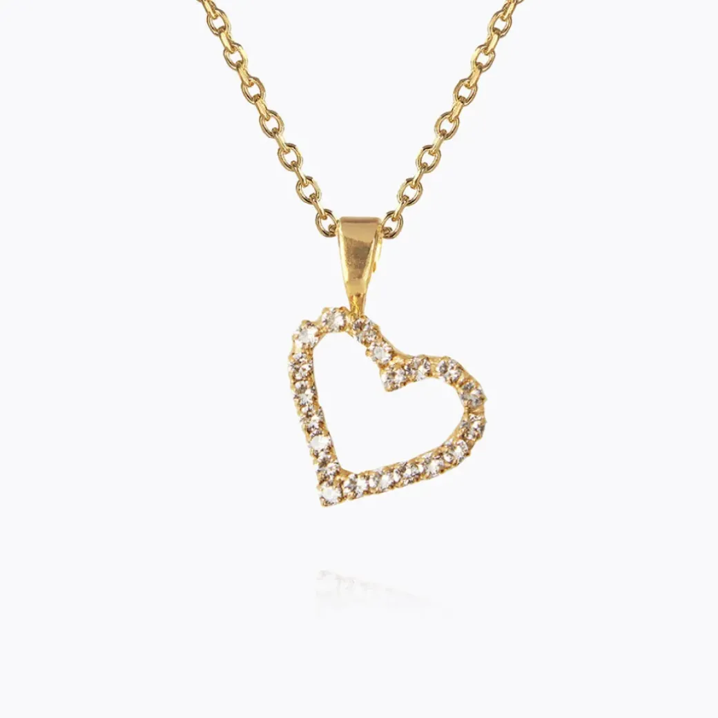 Mini Sweetheart Necklace/Crystal