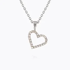 Mini Sweetheart Necklace/Crystal