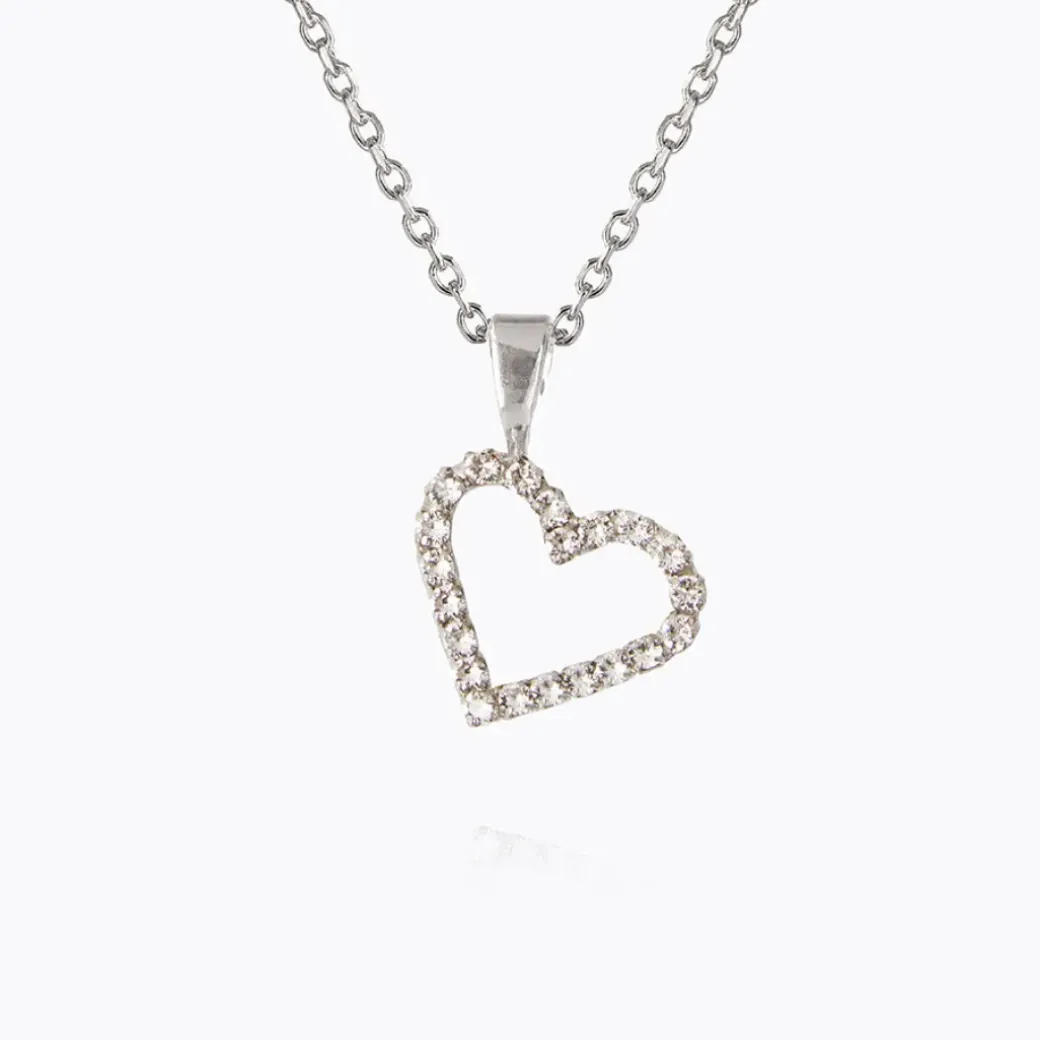 Mini Sweetheart Necklace/Crystal