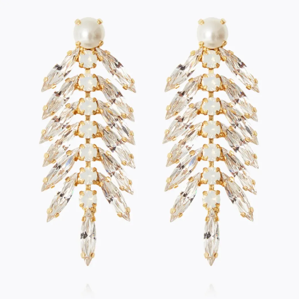 Pearl Feather Earrings (Limited Edition)