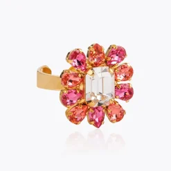 Peony Ring/Coral Combo