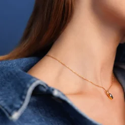Petite Navette Necklace