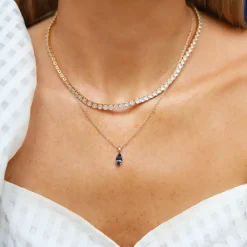 Petite Navette Necklace