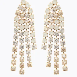 Rosanna Earrings/White Combo