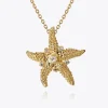 Sea Star Necklace/Crystal