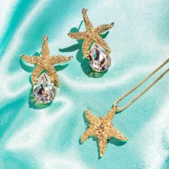 Sea Star Necklace/Crystal