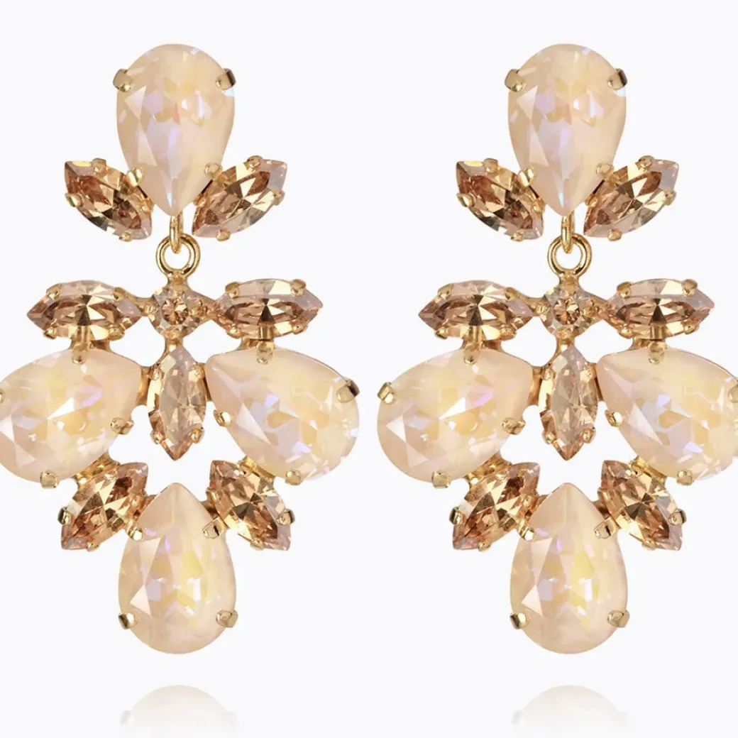 Selene Earrings/Ivory Cream Delite